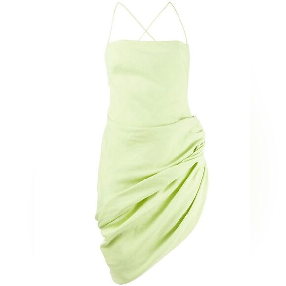 NWT Jacquemus La Robe Saudade Iconic Dress in Green - Picture 15 of 16